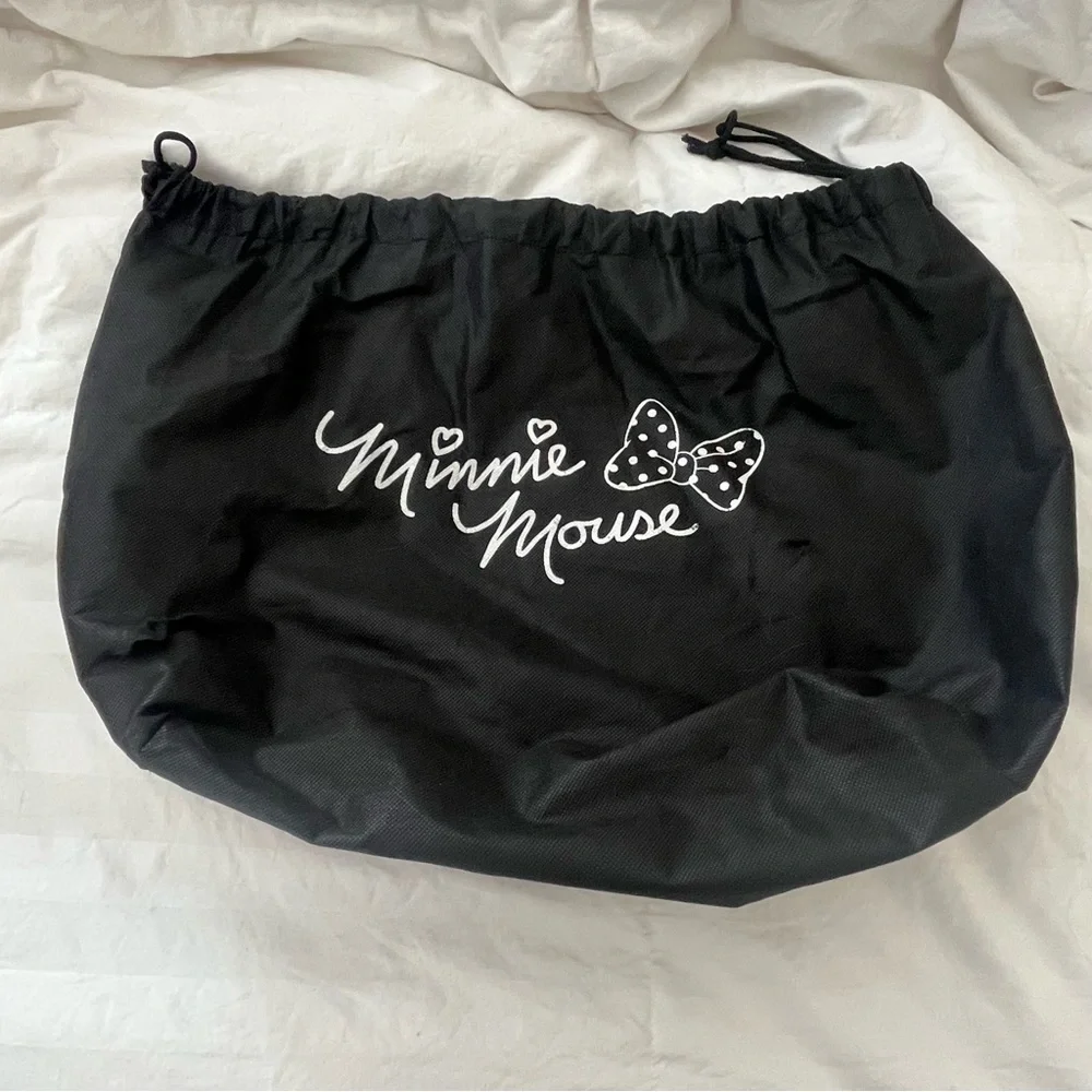 Loungefly Disney Minnie Loves Mickey Embossed Bag Purse Red Black New NWOT - Picture 11 of 13